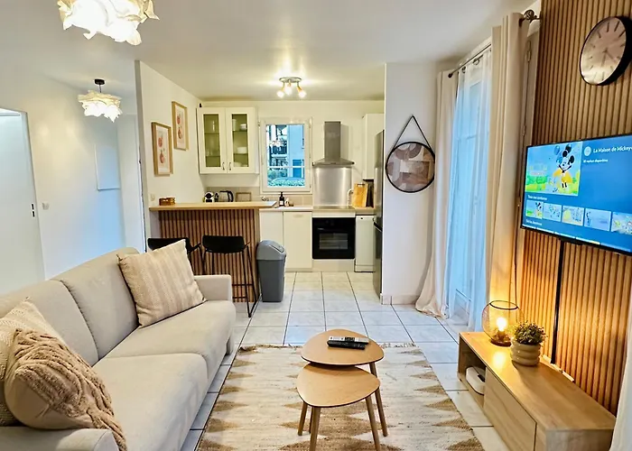 펜션 Maison Le A, A 2 Pas De Disneyland 세리스